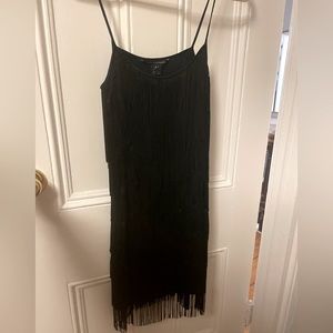 Black French Connection Flapper Dress.  Size 6.